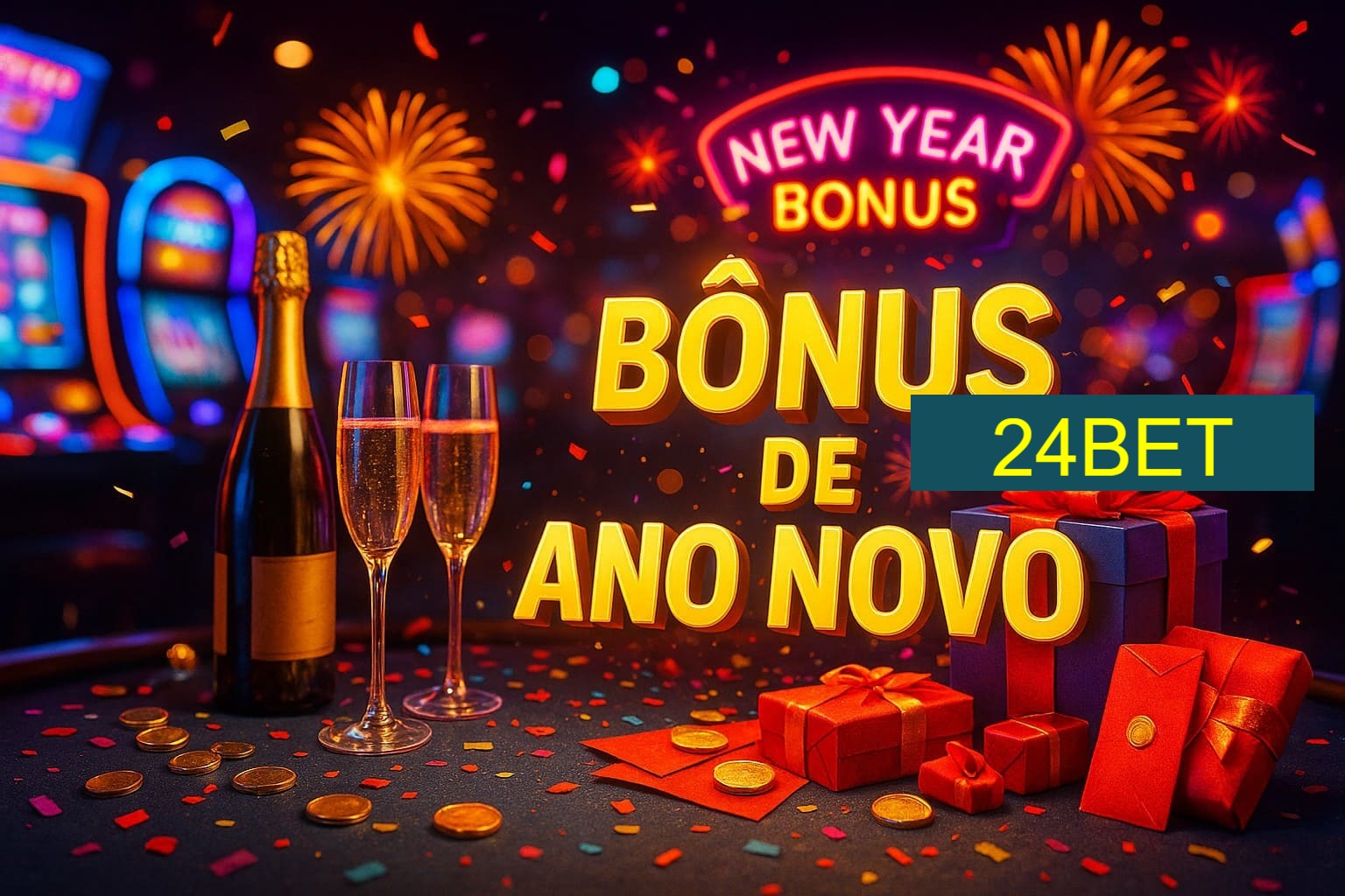Promoções de Ano Novo no 24BET